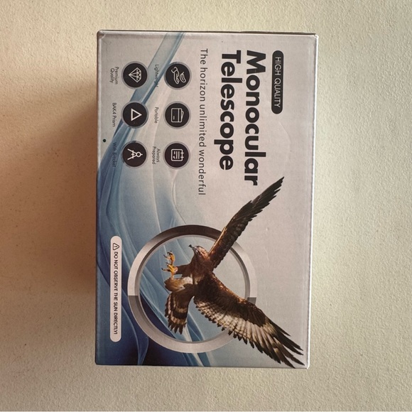 High-Powered Monocular Telescope with Tripod & Phone Adapter – New Open Box - Picture 2 of 9